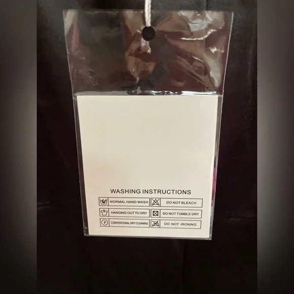 **Never Worn/With Tags** Spaghetti Strap Satin Cocktail Evening Dress Blk|Small - Picture 9 of 12